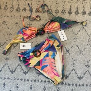 VICI tropical print swimsuit